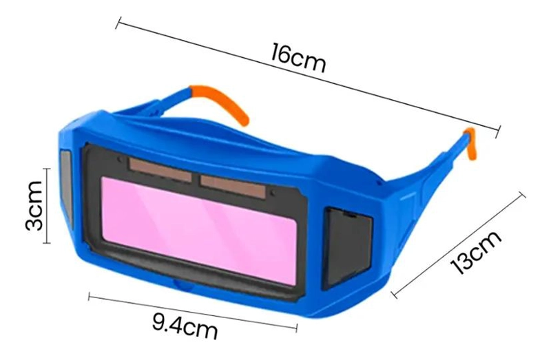 LENTE SOLDAR FOTOSENSIBLE WADFOW WWA1501 AZUL LISO AZUL LISA - 4