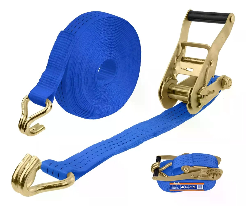 ESLINGA CON TRINQUETE 50MMX10M 3 TONELADAS WADFOW WRT13310 AZUL - 1