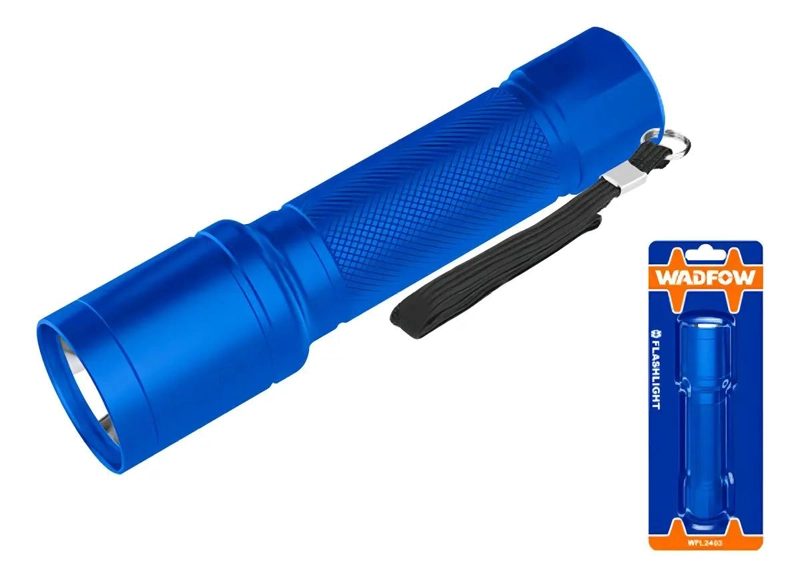 LINTERNA 300LM 130M WADFOW WFL2403 AZUL AZUL - 1