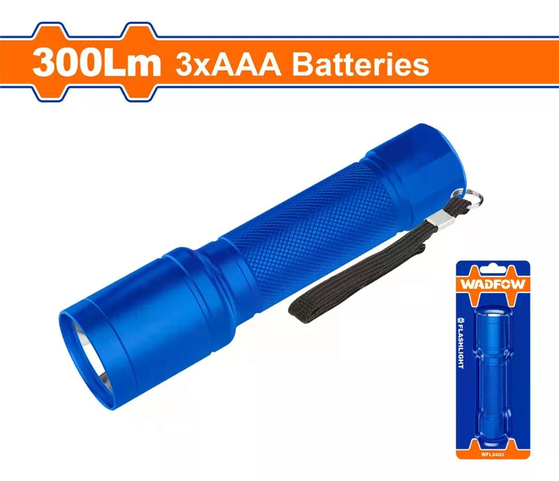 LINTERNA 300LM 130M WADFOW WFL2403 AZUL AZUL - 4