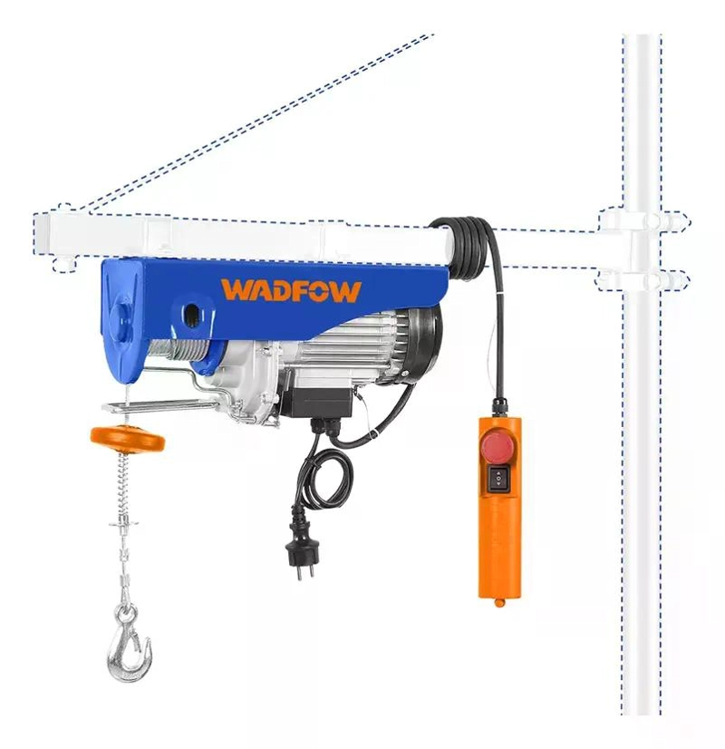APAREJO ELECTRICO 250-500KG 9MT 18MT WADFOW WETH1A01 TECLE NARANJA Y AZUL 0 - 4