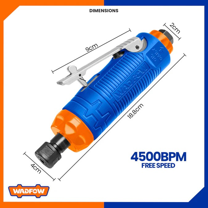 MINI TORNO NEUMATICO 1/4 - 1/8 90PSI WADFOW WAT5514 - 8