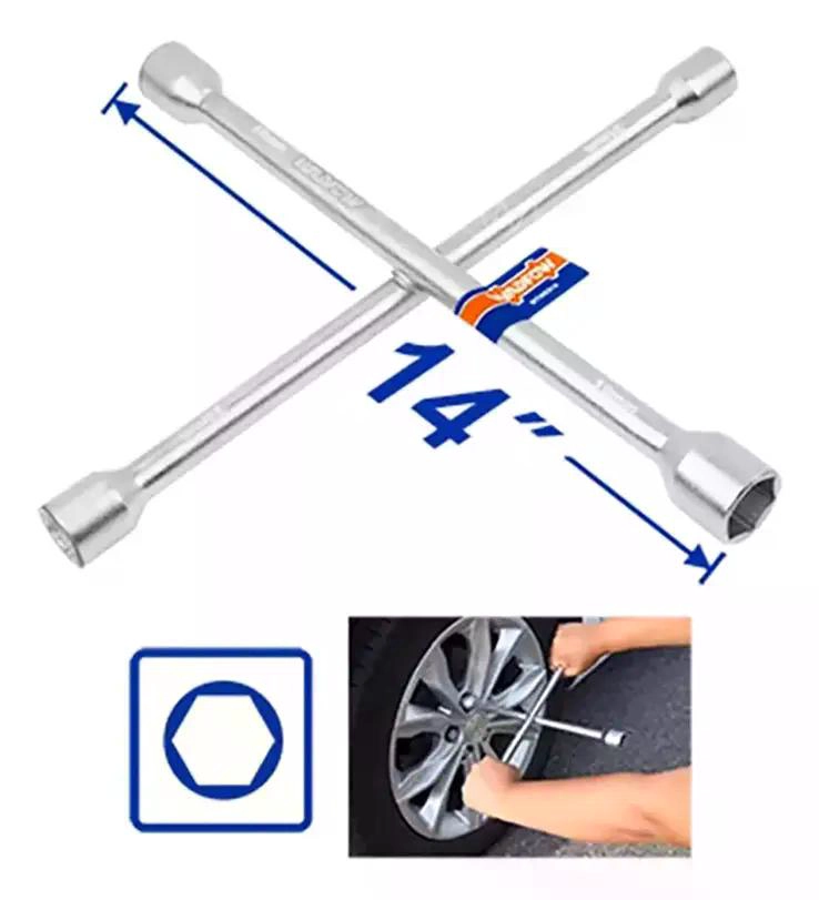 LLAVE CRUZ PARA AUTO 17-23 MM 14 PULGADAS WADFOW WTH8314 VEH - 5