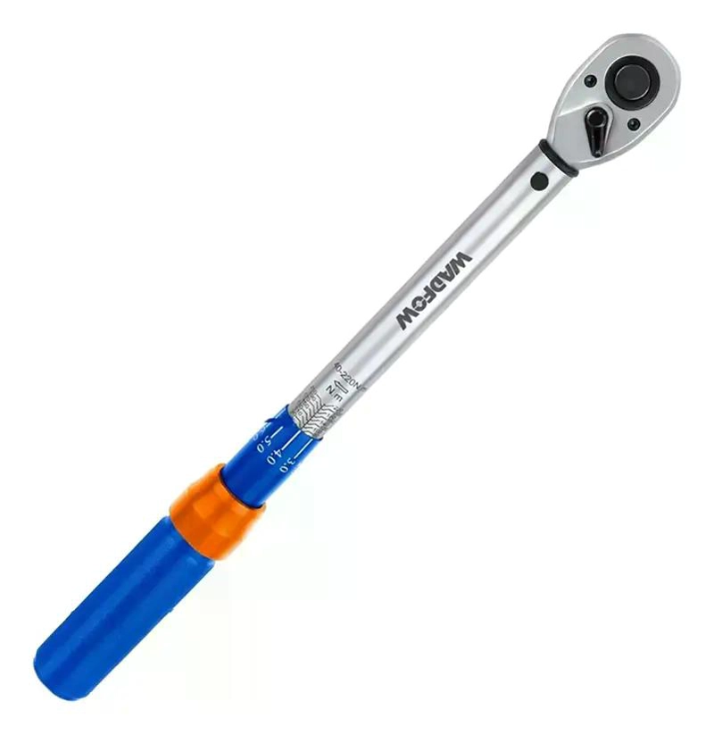 LLAVE DE TORQUE TORQUIMETRO 5-25NM 1/4 WADFOW AZUL - 3