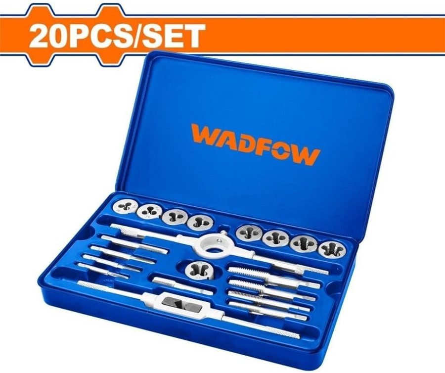 SET DE TERRAJAS MACHO Y HEMBRA M3-M12 20 PZS WADFOW WAJ1L02 - 1