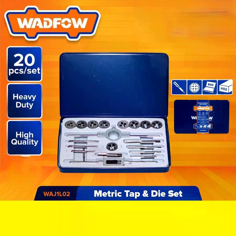 SET DE TERRAJAS MACHO Y HEMBRA M3-M12 20 PZS WADFOW WAJ1L02 - 4