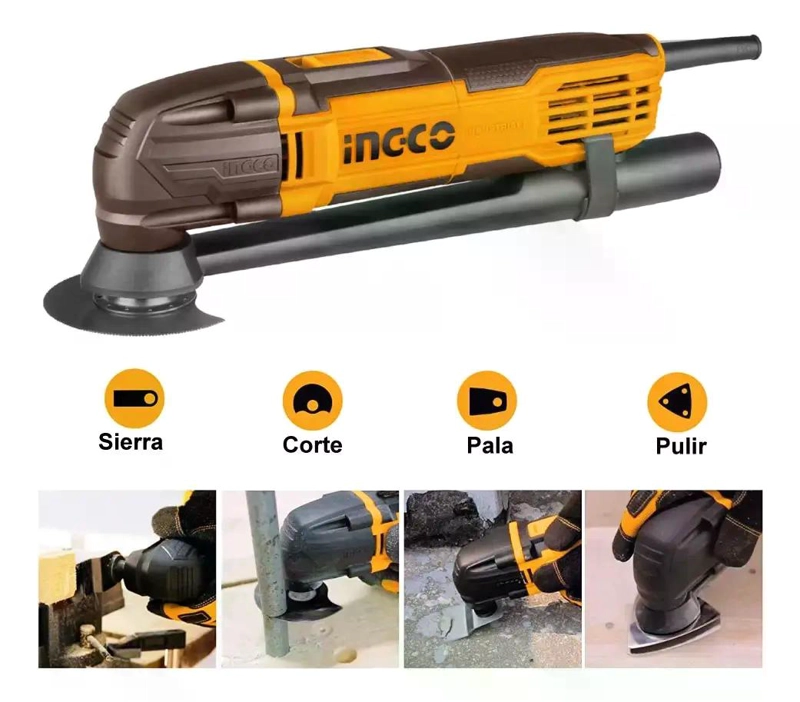 MULTICORTADORA MULTIPROPOSITO ELECTRICA INGCO 300W MF3008-7 - 5