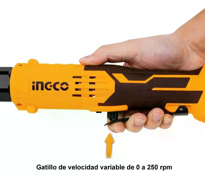 LLAVE CHICHARRA INALAMBRICA INGCO 20V 3/8 65 NM CDRLI2060151 MARRON OSCURO - 3