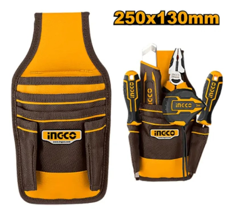 CINTURON COLETO PORTA HERRAMIENTAS INGCO 5 BOLSIL HTBP040128 - 1