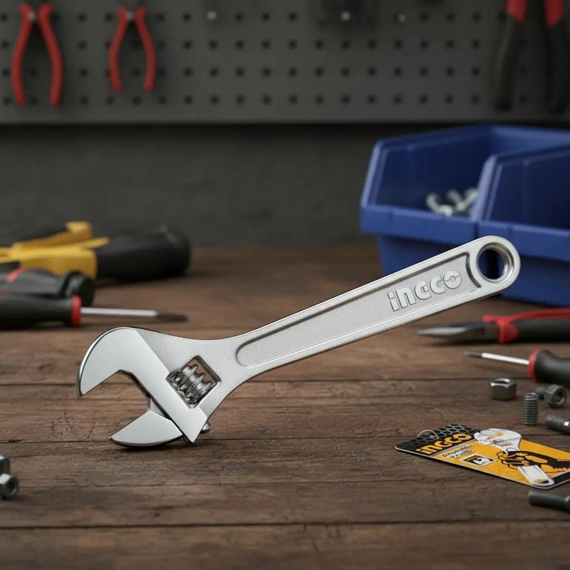 LLAVE AJUSTABLE 450MM / 18 INGCO HADW131182 AMARILLO - 6