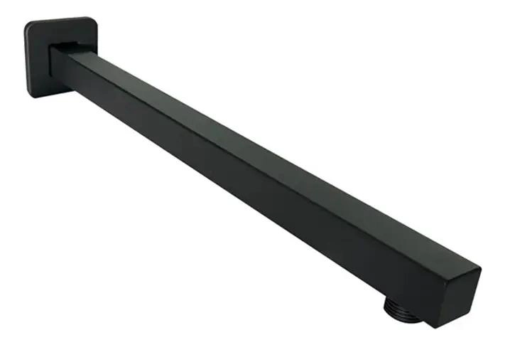 BRAZO PARA PLATO DUCHA 40 CM NEGRO SCHWARZ TAUMM ACERO INOX - 2