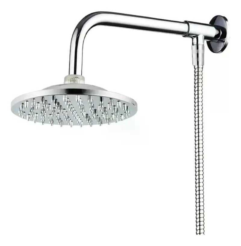 BRAZO METALICO PARA PLATO DUCHA CONECTADO A FLEXIBLE TAUMM - 3