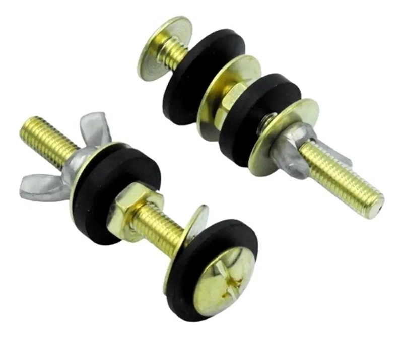 KIT FIJACIONES PARA ESTANQUE WC TAUMM TORNILLOS FIJACION - 1