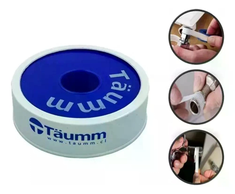 PACK 5 TEFLON DOMESTICO 1/2 PULG TAUMM ESPESOR 0.075 MM 10 M - 3