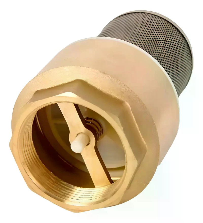 VALVULA DE FONDO BOMBA CON FILTRO ACERO INOXIDABLE 1 PULG - 2