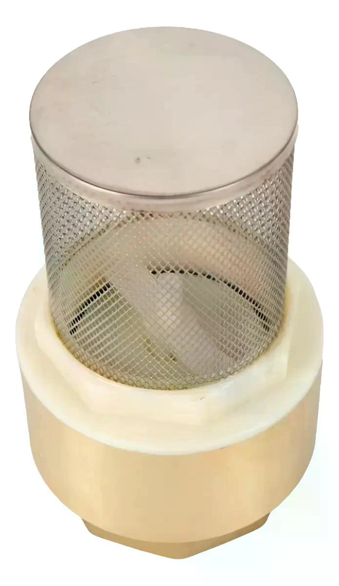 VALVULA DE FONDO BOMBA CON FILTRO ACERO INOXIDABLE 1 PULG - 3