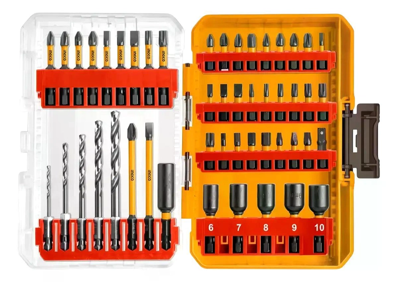 SET 49 PUNTAS MECHAS PARA ATORNILLADOR DE IMPACTO INGCO - 1