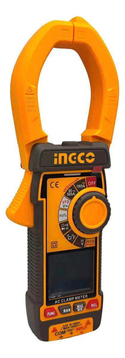 TESTER TENAZA PINZA AMPERIMETRO MULTIMETRO DIGITAL 1000A ING - 3