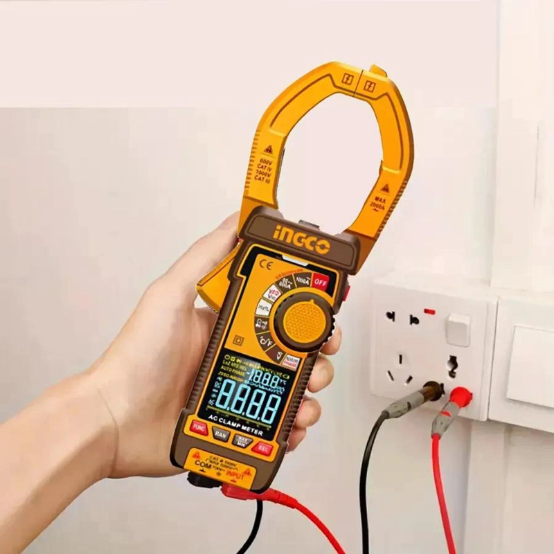 TESTER TENAZA PINZA AMPERIMETRO MULTIMETRO DIGITAL 1000A ING - 5