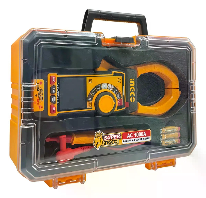 TESTER TENAZA PINZA AMPERIMETRO MULTIMETRO DIGITAL 1000A ING - 6