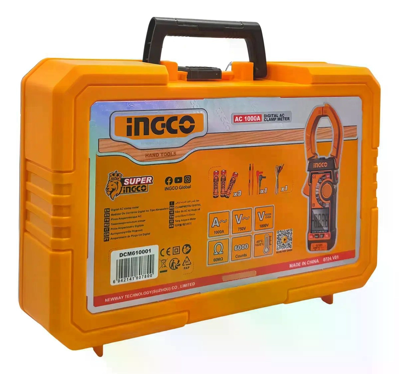 TESTER TENAZA PINZA AMPERIMETRO MULTIMETRO DIGITAL 1000A ING - 7