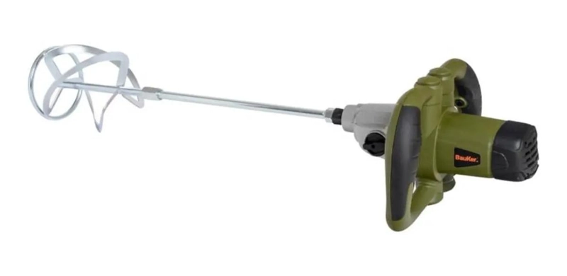 MEZCLADOR HORMIGON BAUKER 1400W 800RPM MANGO PLASTICO CONCRETO - 2