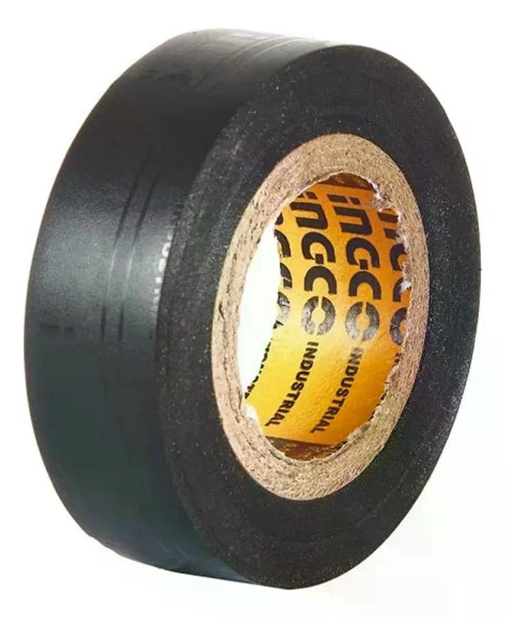 CINTA AISLADORA PVC NEGRA ANCHO 18MM INGCO HPET1101 COLOR NEGRO - 5