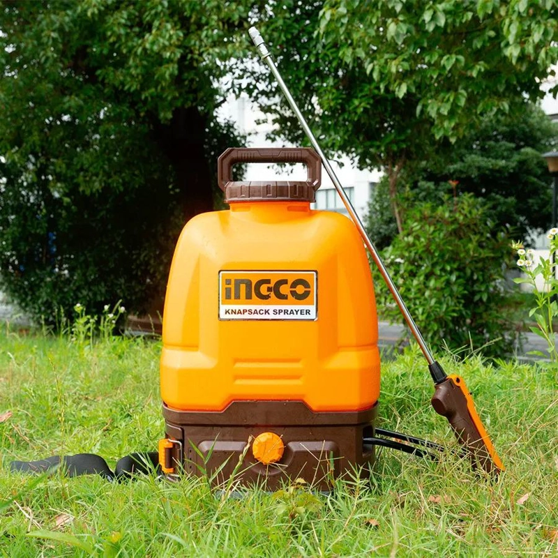 PULVERIZADOR MOCHILA INALAMBRICO 20V 16 LT INGCO CSPLI2016 MARRON OSCURO - 5