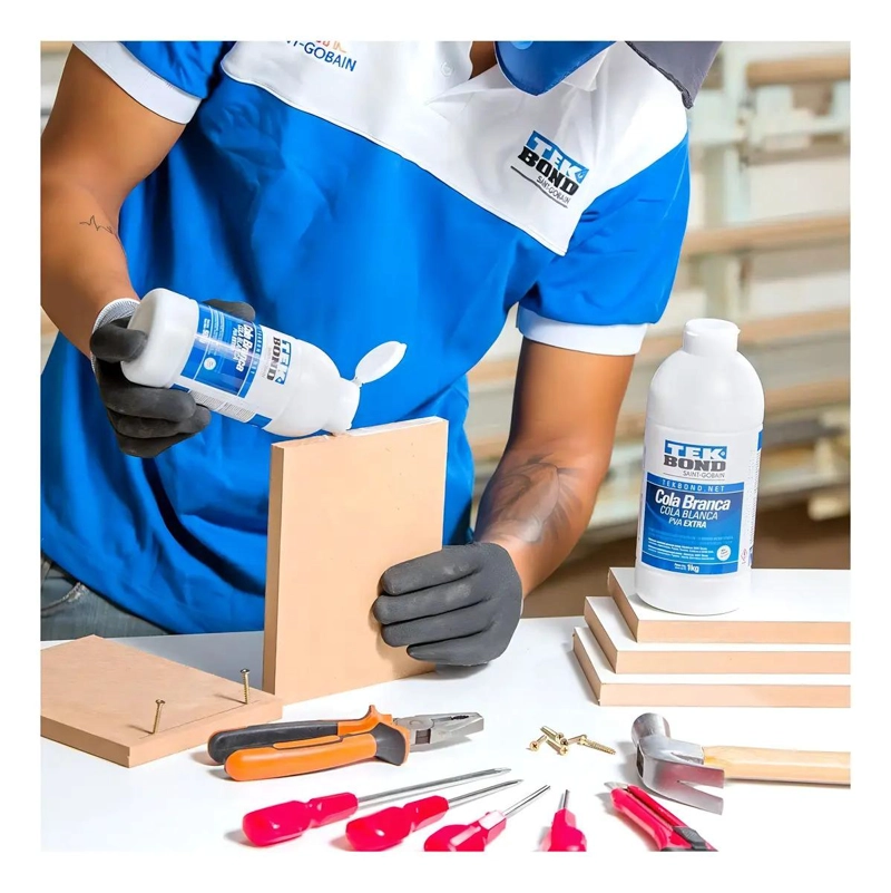 PEGAMENTO PVA BLANCO TEKBOND 1 KG PARA MADERA PAPEL MDF - 3