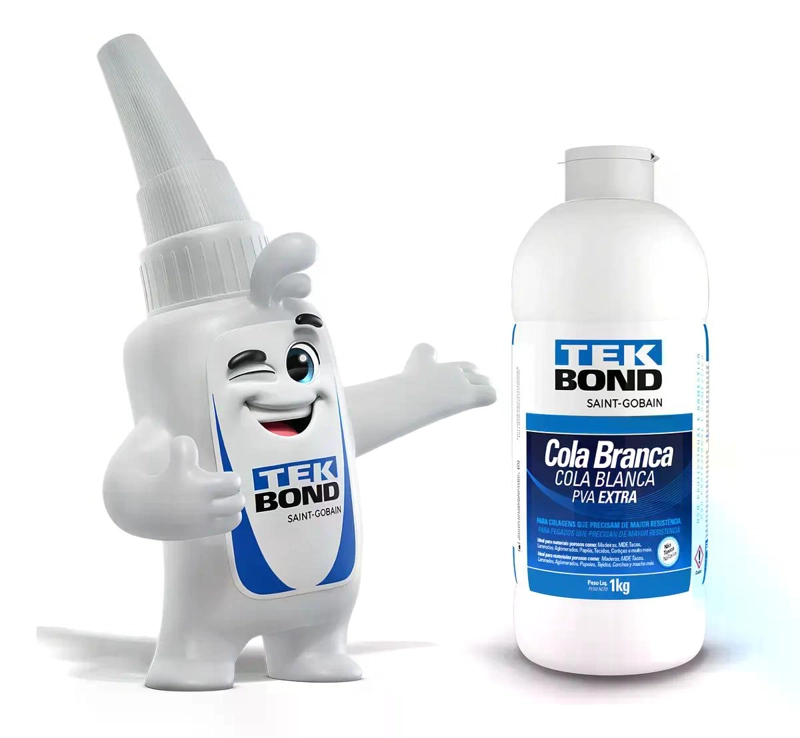 PEGAMENTO PVA BLANCO TEKBOND 1 KG PARA MADERA PAPEL MDF - 5
