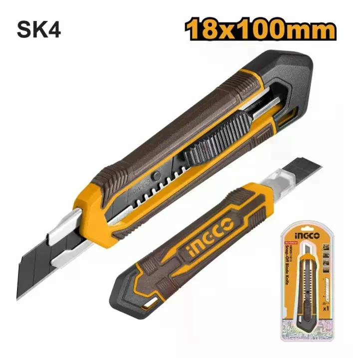 CUCHILLO CARTONERO RETRACTIL 180 MM INGCO - 6