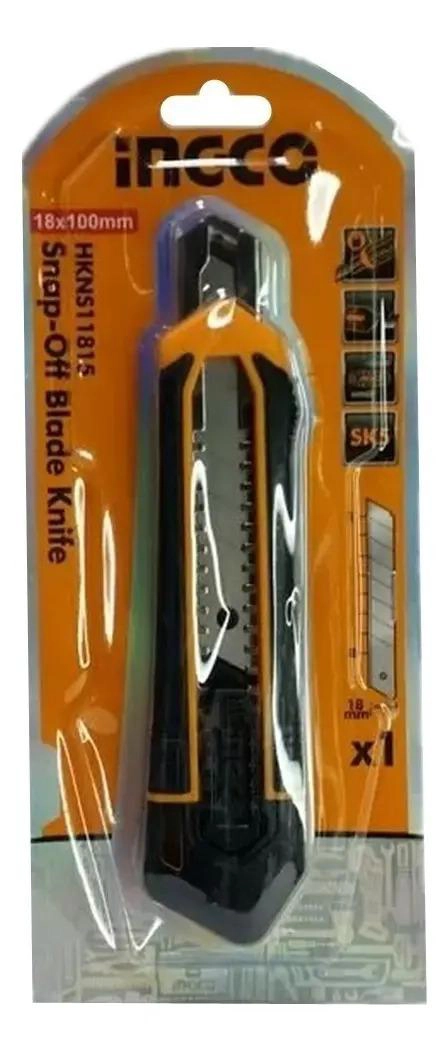 CUCHILLO CARTONERO RETRACTIL 180 MM INGCO - 9