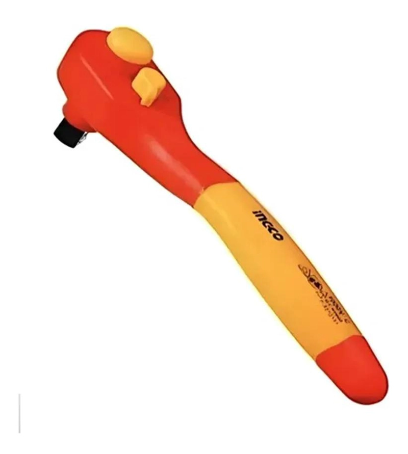 LLAVE CHICHARRA INDUSTRIAL AISLADA VDE 36T 1/2 INGCO AMARILLO - 4