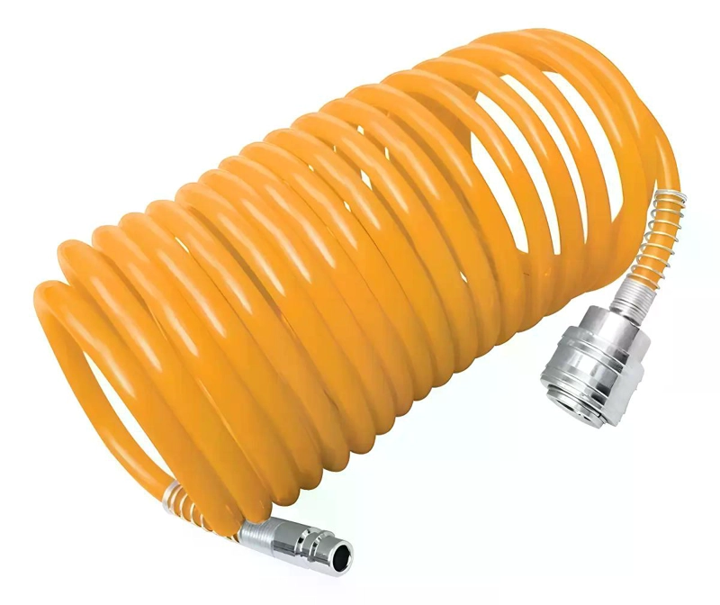 MANGUERA ESPIRAL PARA COMPRESOR DE AIRE 15MTS INGCO AH1151.1 COLOR AMARILLO - 1