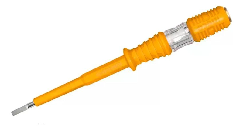 MEDIDOR DETECTOR PROBADOR DE VOLTAJE 100-500V INGCO DESTORNI AMARILLO - 2