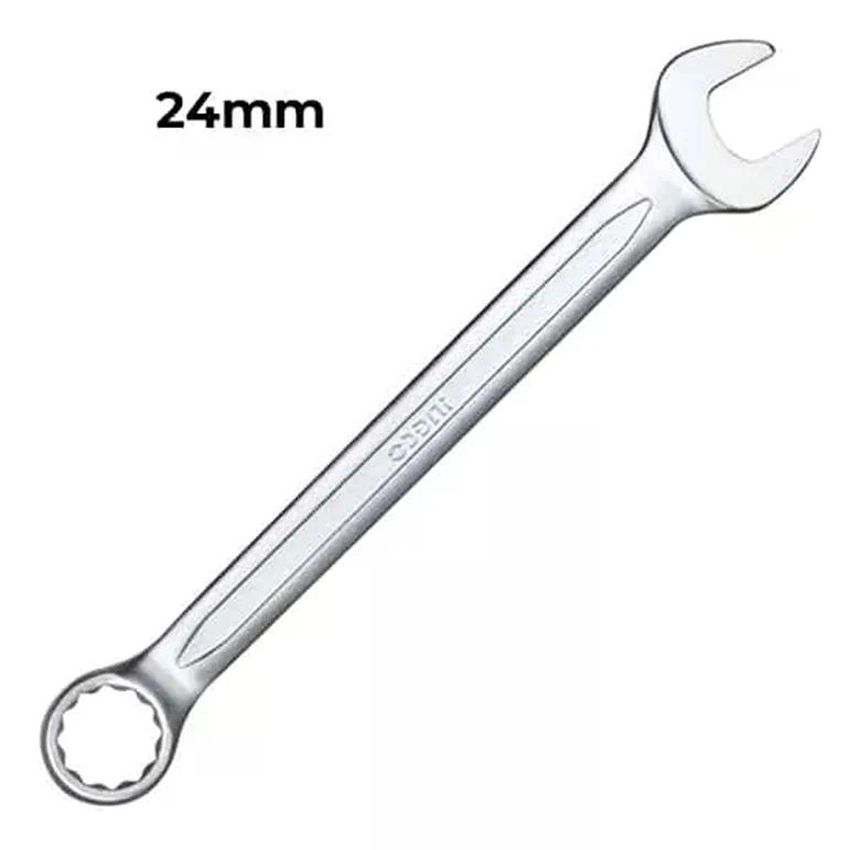 LLAVE COMBINADA BOCA Y ESTRIADA 24 MM CR-V INGCO HCSPA241 - 5
