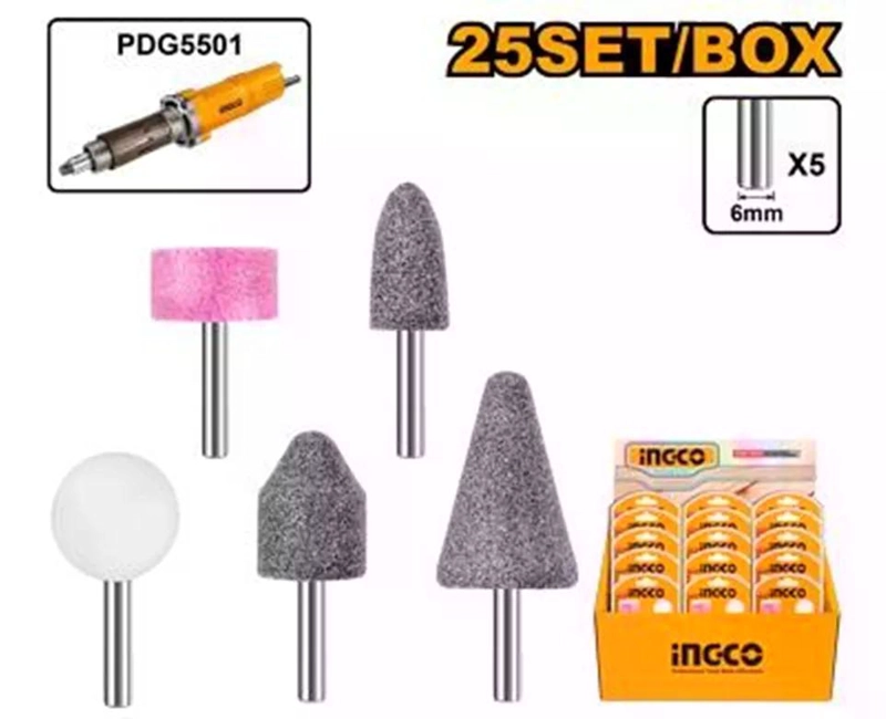 SET LIMAS INGCO PUNTAS MONTADAS 5 PIEZAS AKB0502 - 5