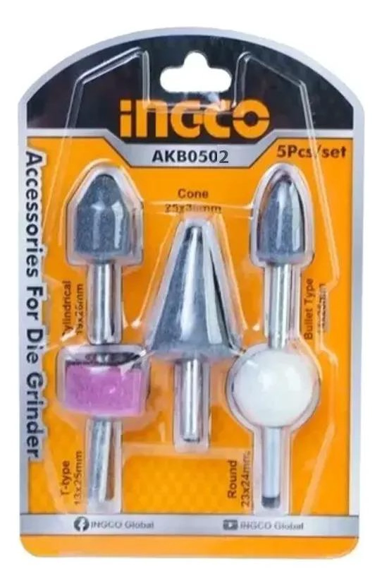 SET LIMAS INGCO PUNTAS MONTADAS 5 PIEZAS AKB0502 - 7