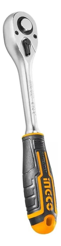 LLAVE CHICHARRA CRIQUE 45T 26CM 1/2 PULGADAS INGCO HRTH0812 AMARILLO Y NEGRO - 1