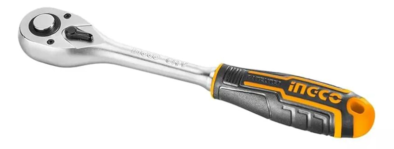 LLAVE CHICHARRA CRIQUE 45T 26CM 1/2 PULGADAS INGCO HRTH0812 AMARILLO Y NEGRO - 3