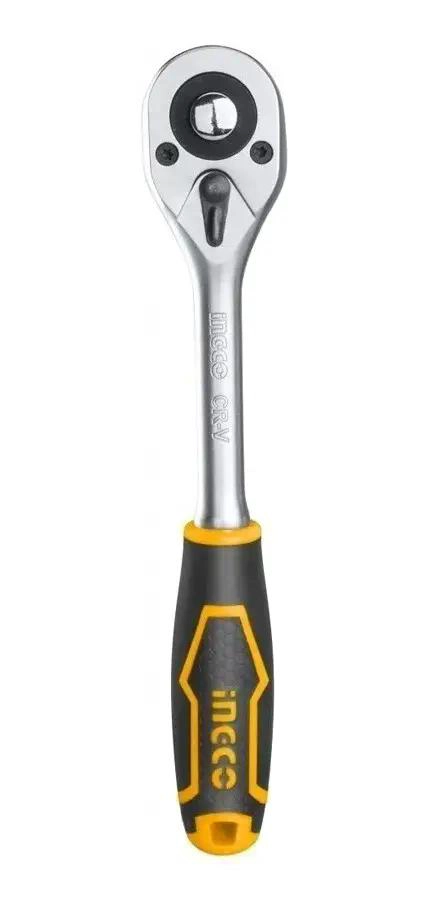 LLAVE CHICHARRA CRIQUE 45T 26CM 1/2 PULGADAS INGCO HRTH0812 AMARILLO Y NEGRO - 6