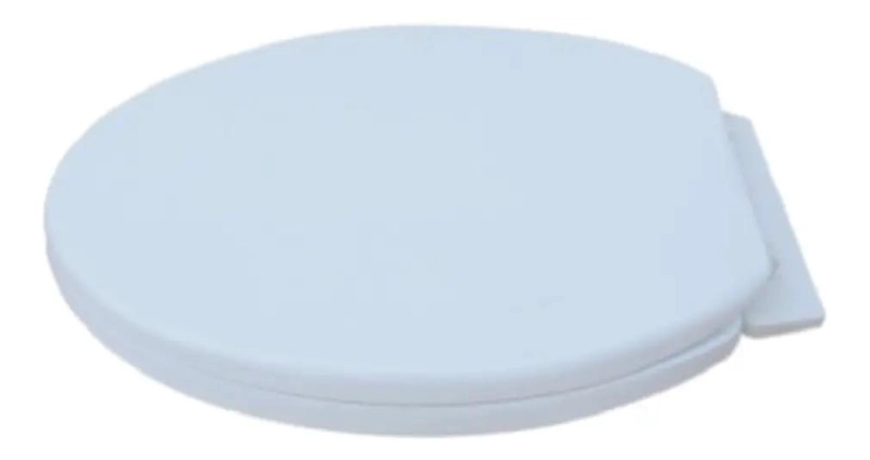 ASIENTO Y TAPA PARA WC COLOMBA COLOR BLANCO BLANCO - 2