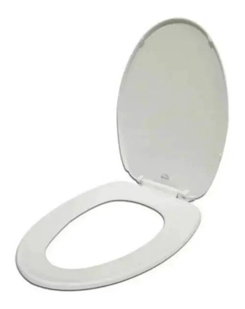 ASIENTO Y TAPA PARA WC COLOMBA COLOR BLANCO BLANCO - 4