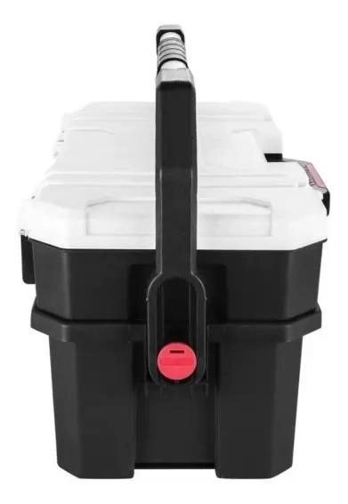 CAJA HERRAMIENTAS PLASTICA UBERMANN 43X33X12 CM NEGRO NEGRO/BLANCO/ROJO - 3