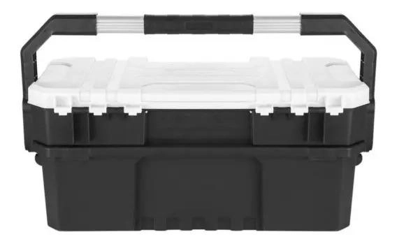 CAJA HERRAMIENTAS PLASTICA UBERMANN 43X33X12 CM NEGRO NEGRO/BLANCO/ROJO - 4