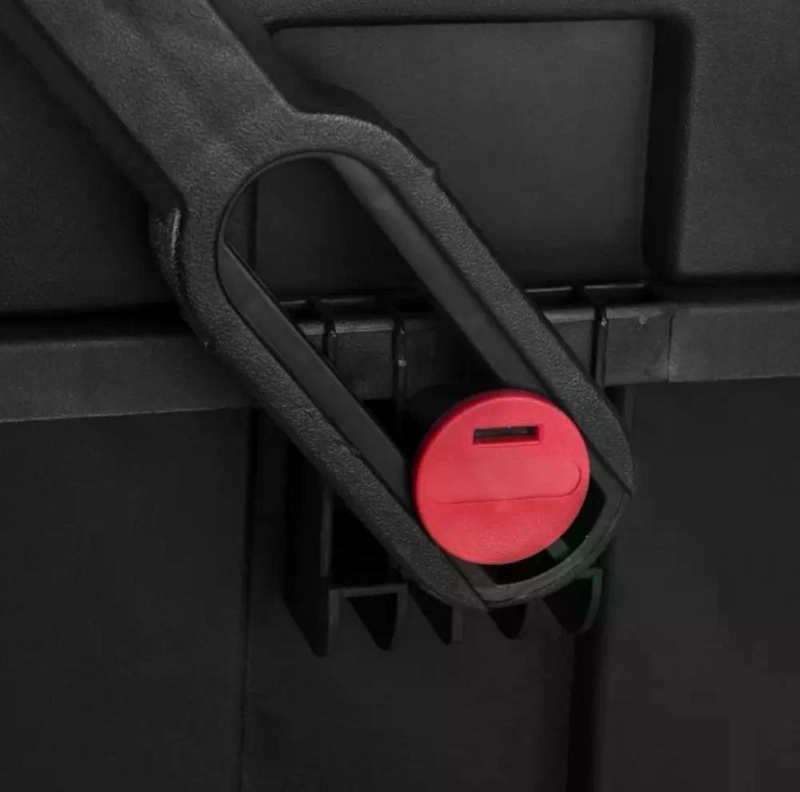 CAJA HERRAMIENTAS PLASTICA UBERMANN 43X33X12 CM NEGRO NEGRO/BLANCO/ROJO - 8