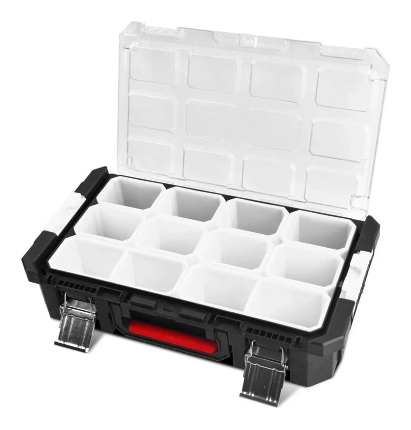 CARRO MODULAR PORTA HERRAMIENTAS UBERMANN 3 EN 1 (98X63X37) NEGRO/BLANCO/ROJO - 6