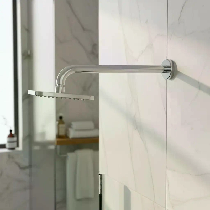 BRAZO LARGO METALICO AL MURO PARA PLATO DUCHA 40 CM TAUMM - 2