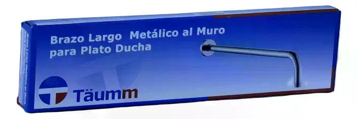 BRAZO LARGO METALICO AL MURO PARA PLATO DUCHA 40 CM TAUMM - 8