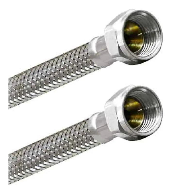 FLEXIBLE PARA AGUA CALEFONT HI-HI 1/2 25 CM TAUMM ACERO INOX - 1